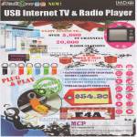 MCP IRadiopop USB Internet TV Radio Player