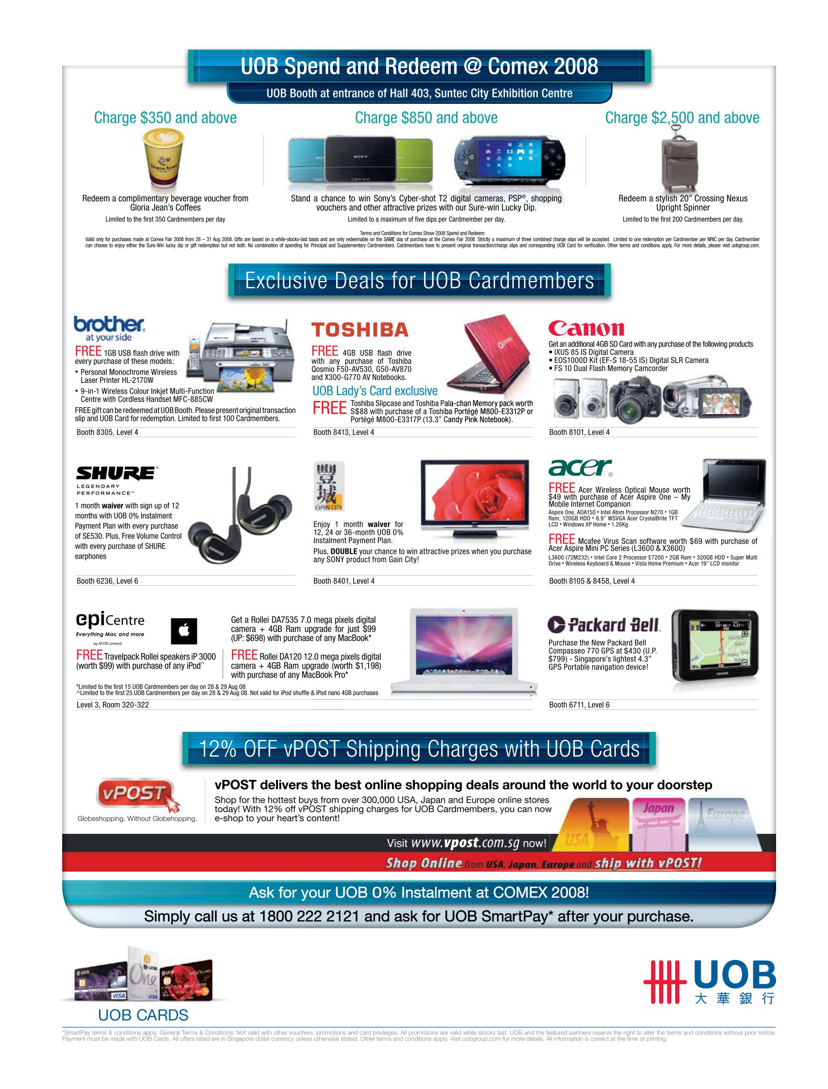 Comex 2008 price list image brochure of Uob Comex.pdf 01