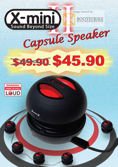 Comex 2009 price list image brochure of Convergent X-Mini Capsule Speaker B6346