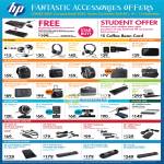HP Accessories Audio Headset Speakers Bag Webcam Notebook Adapter Battery