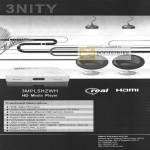 Trinity 3nity 3MPL5HZWH HD Media Player Real HDMI