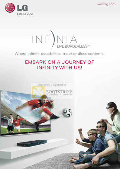 Comex 2010 price list image brochure of LG Infinia Live Borderless