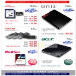 USB Flash PenDrive Unis Toshiba Acer DVD SuperMulti McAfee Antivirus