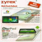 Zyrex Multi Touch Padbook OnePad MS 1210 1110