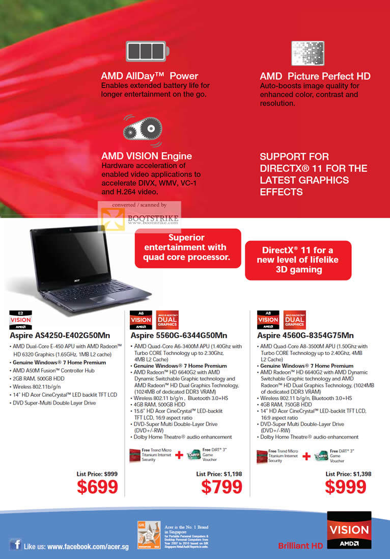 COMEX 2011 price list image brochure of Acer Notebooks AMD Aspire AS4250 E402G50Mn 5560G 6344G50Mn 4560G 8354G75Mn
