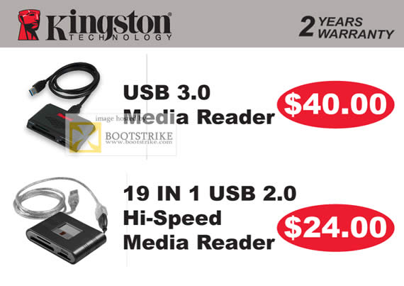 COMEX 2011 price list image brochure of Convergent Kingston USB3 Card Reader USB3