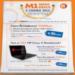 Broadband Fibre 100Mbps 39 Dollar Mobile Broadband, Fixed Voice, Free HP Envy 4 Sleekbook Notebook