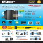 Western Digital External Storage Personal Cloud My Book Live, My Book Live Duo, TV Live