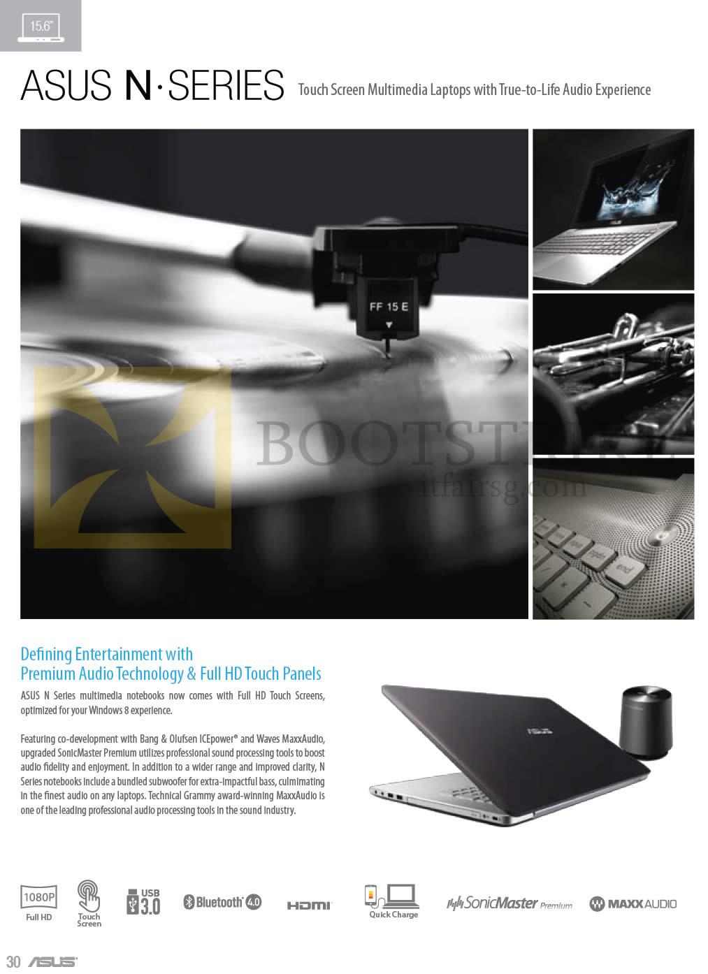 COMEX 2013 price list image brochure of ASUS Notebooks N Series