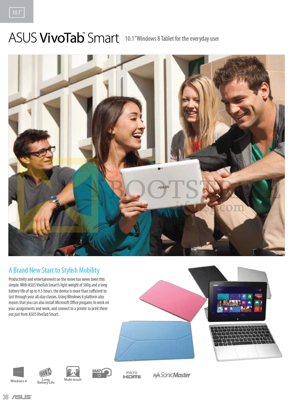 COMEX 2013 price list image brochure of ASUS Tablets VivoTab Smart