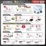 Edimax Networking Wireless Extender, Access Points, Router, USB Ethernet Adapter, POE Switches
