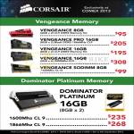 Corsair RAM Memory Vengeaace DDR3, Dominator Platinum