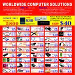 Worldwide Computer Accessories IPad IPhone, Cable, HDMI, USB, Audio, Headphone, Case, Sleeve