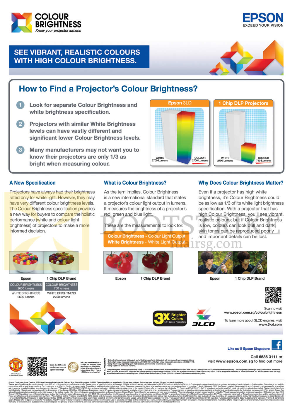 COMEX 2014 price list image brochure of Epson Colour Brightness Printer Features