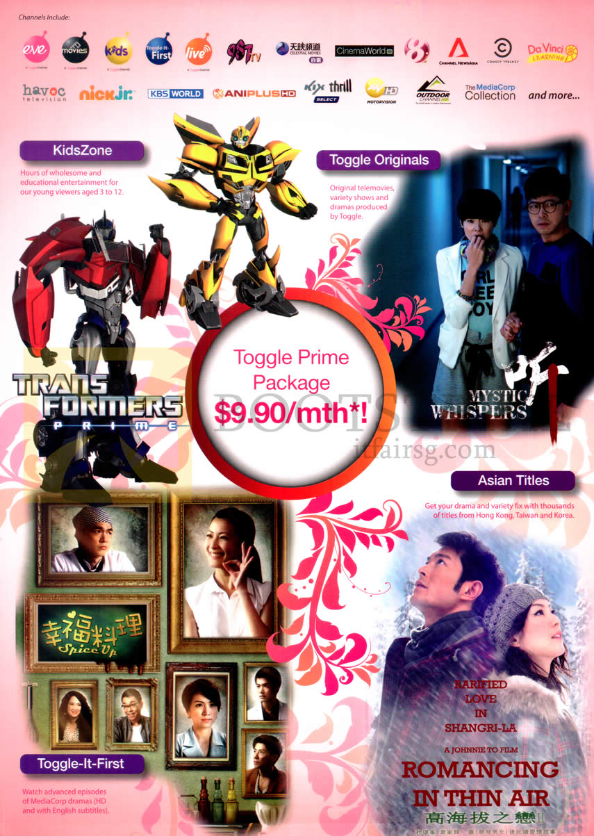 COMEX 2014 price list image brochure of Toggle Originals, Kids Zone, Asian Titles, Toggle-It-First