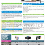 Inktank System Printers Printing Cost Comparison Chart