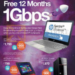 Free 12 Months With Purchase Of HP Notebooks Desktop PC Spectre Touchsmart 3001TU, Pavilion 11-n024TU X360, Envy Phoenix 810-293d