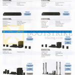 Samsung (No Prices) Blu-Ray Players, Blu-Ray Home Theatre System BD-F5100, BD-H5500, BD-H5900, BD-H6500, HT-H4500, HT-H5500K, HT-H7500WM, HT-F9750W