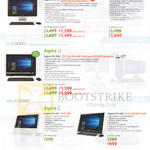 AIO Desktop PCs Aspire Z3-710, Aspire U5-620, Aspire Z1-611, Z1-622
