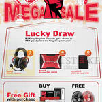 Kingston Lucky Draw, Free Gifts