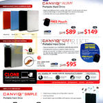 External Storage Drive Canvio Alumy, Canvio Slim II, Canvio Simple, 1TB 2TB