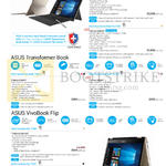 Notebooks Transformer Book Pro T303, T100HA, T101HA, VivoBook Flip TP301, TP201 Series