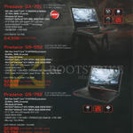 Acer Predator Notebooks GX-791, G9-592, G9-792