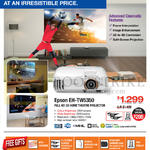Epson Home Theatre Projector EH-TW5350, Free Gifts