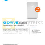 G-Technology Portable Firewire USB G Drive Mobile 1TB