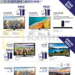 Samsung TVs (No Prices) KU6000, KU6500, HW-K430, J5200, J4303, KS7500