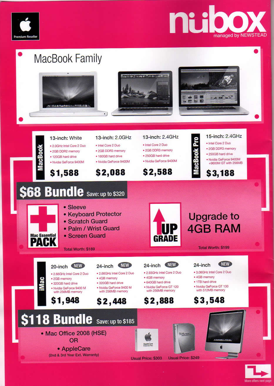 IT Show 2009 price list image brochure of Apple Nubox 2 (coldfreeze)