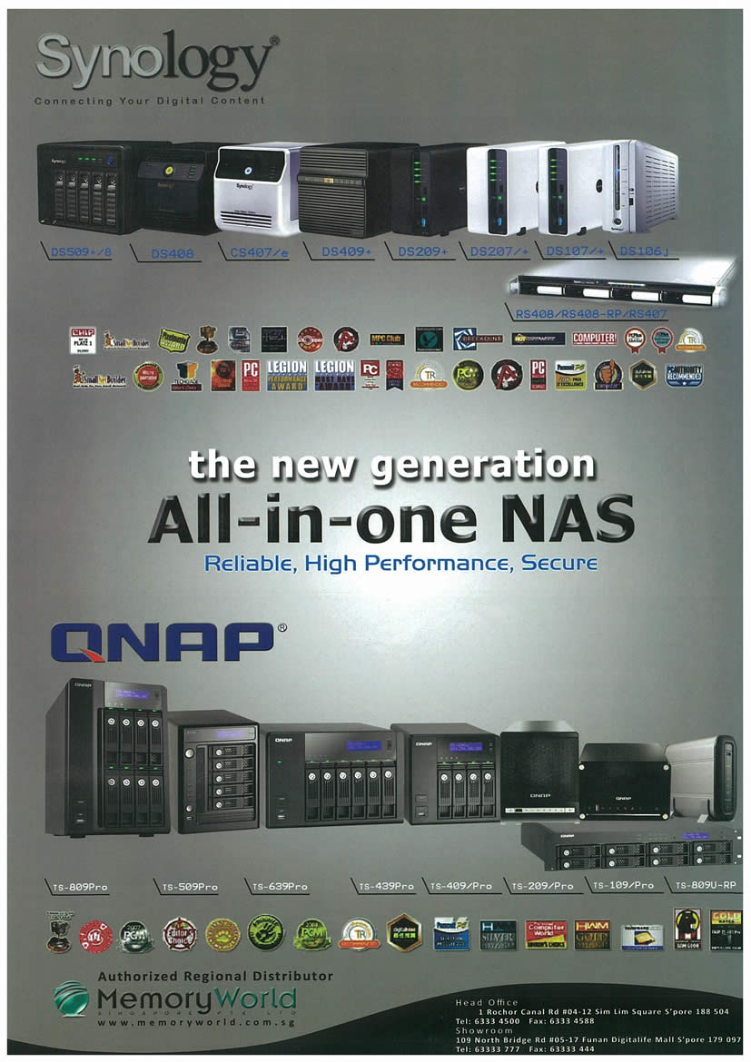 IT Show 2009 price list image brochure of Memoryworld Syno Qnap NAS (tclong)