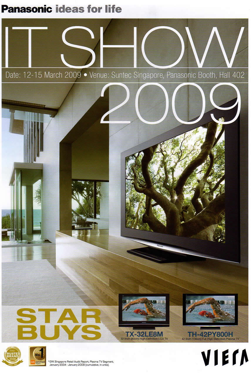 IT Show 2009 price list image brochure of Pansonic Intro (coldfreeze)