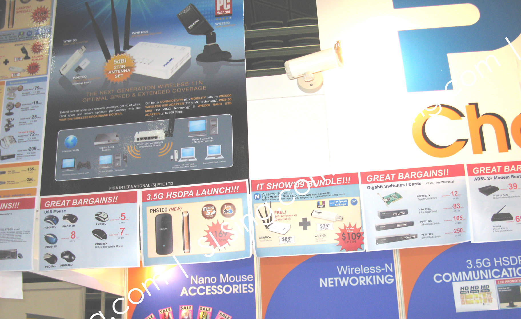 IT Show 2009 price list image brochure of Prolink (vr-zone Booest)