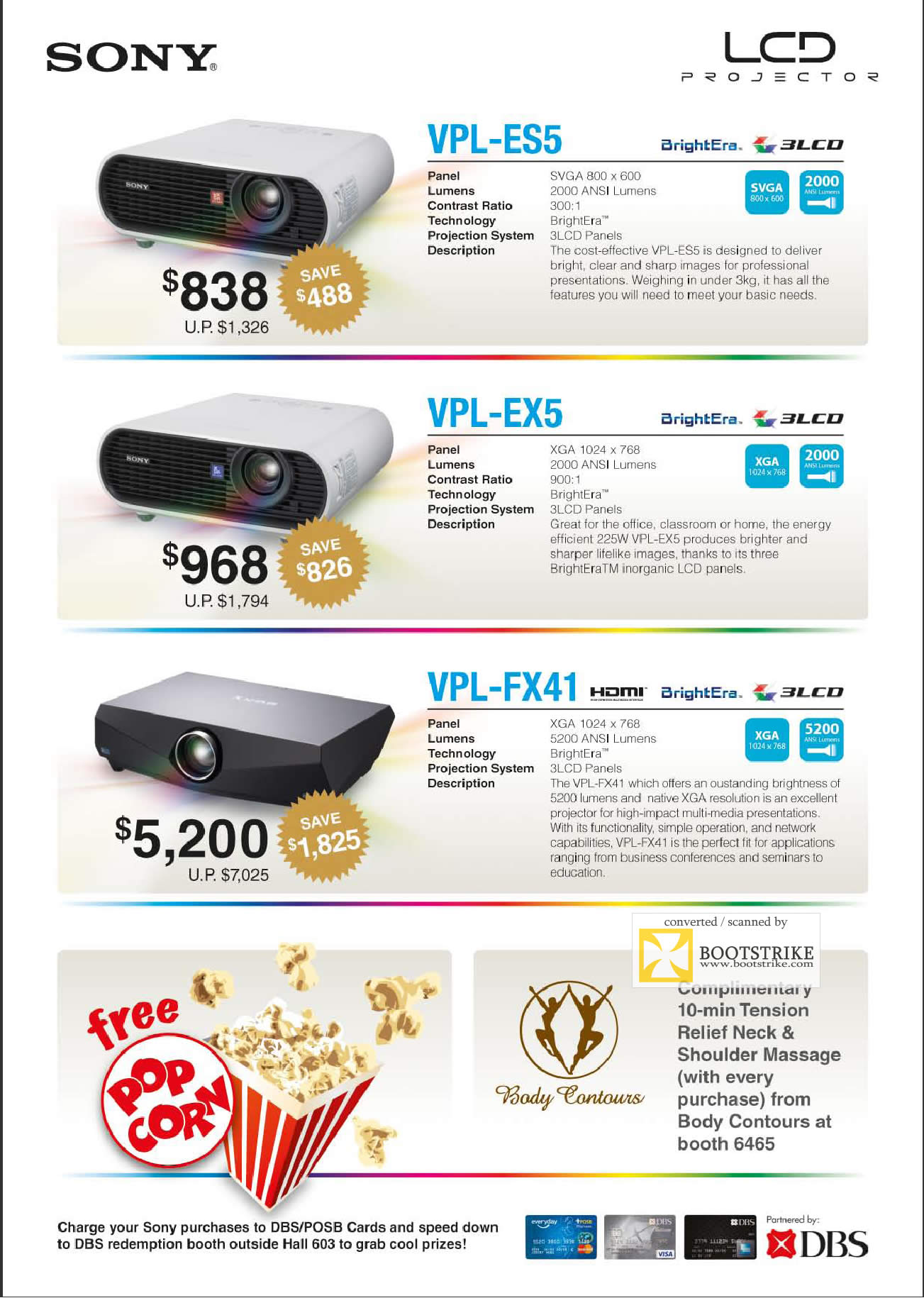 IT Show 2009 price list image brochure of Sony LCD Projectors