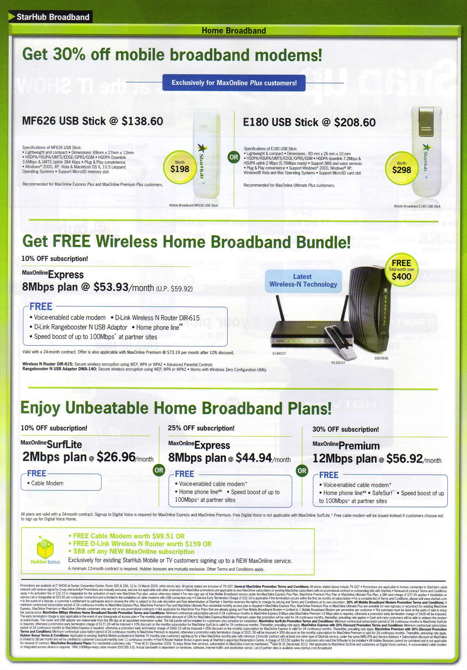 IT Show 2009 price list image brochure of Starhub 2 (coldfreeze)