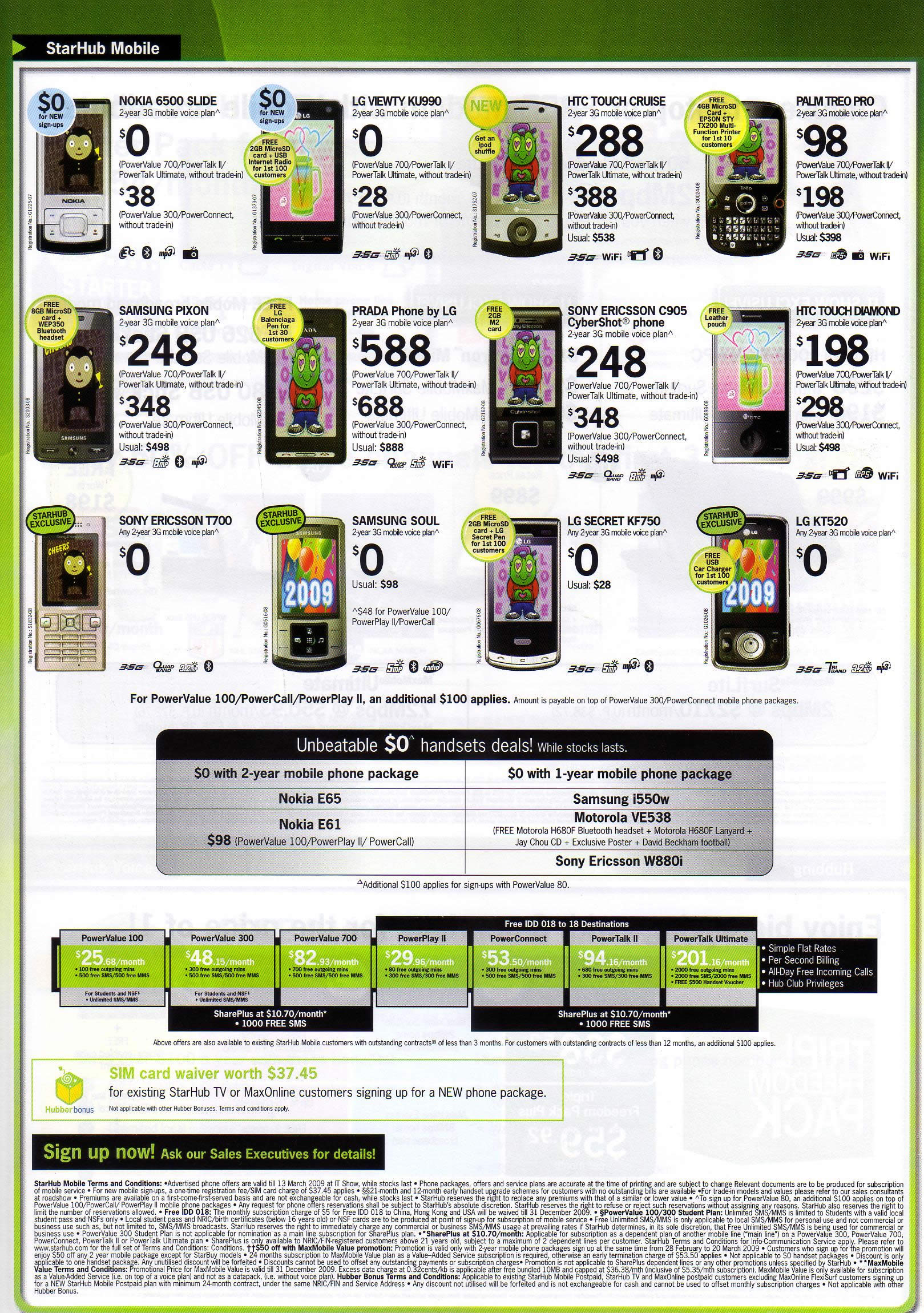 IT Show 2009 price list image brochure of Starhub 6 (coldfreeze)