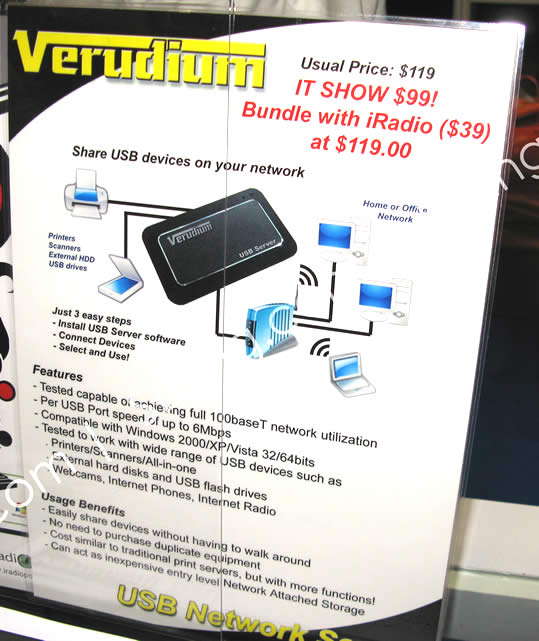 IT Show 2009 price list image brochure of Verudium IRadio (vr-zone Booest)