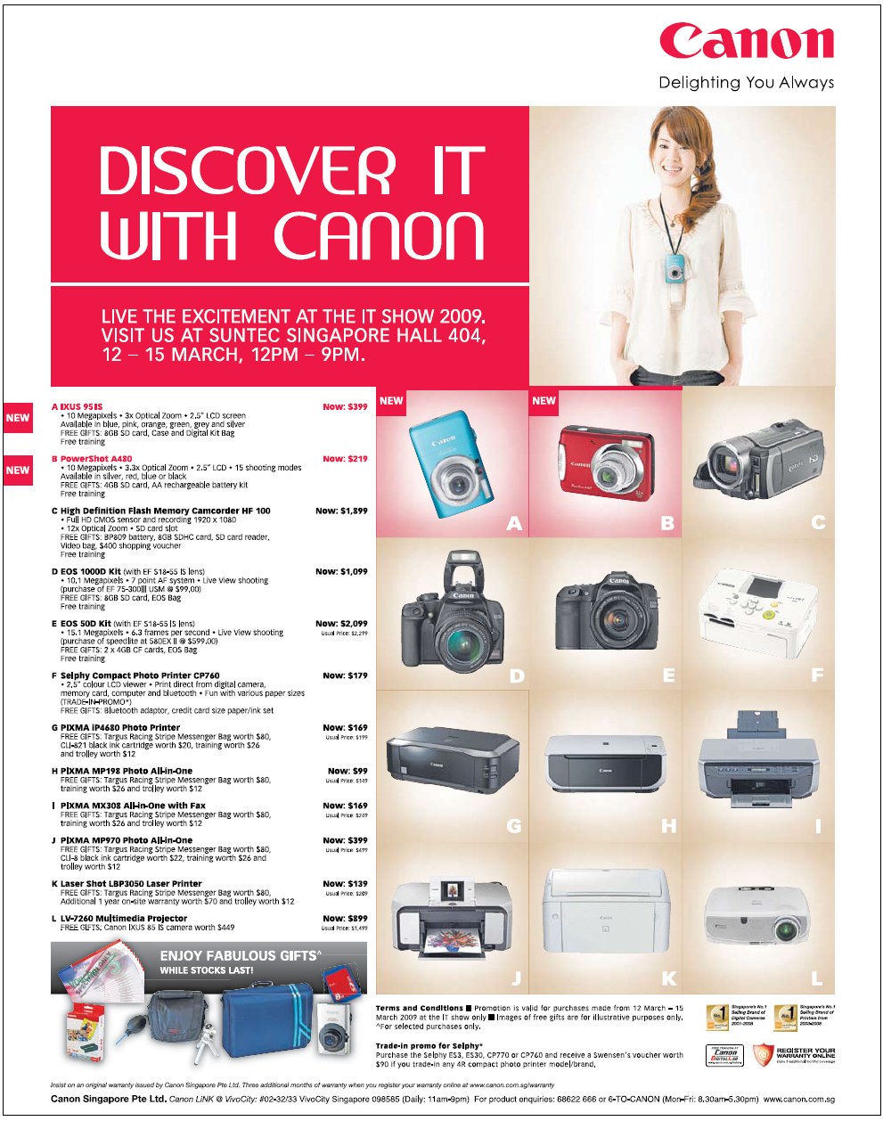 IT Show 2009 price list image brochure of Canon 1 (coldfreeze)