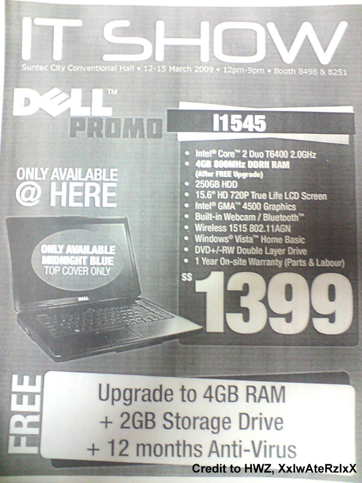 IT Show 2009 price list image brochure of Dell I1545