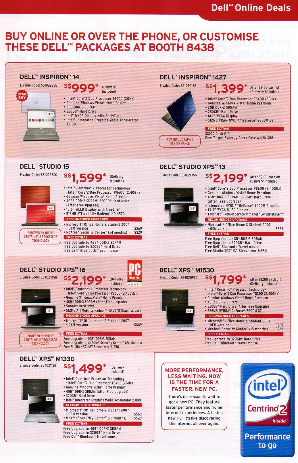 IT Show 2009 price list image brochure of Dell Inspiron Studio Xps 2 (coldfreeze)