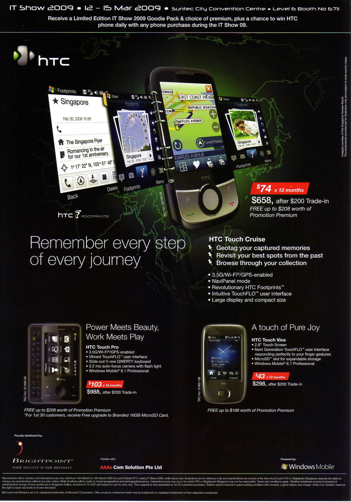 IT Show 2009 price list image brochure of Htc (coldfreeze)