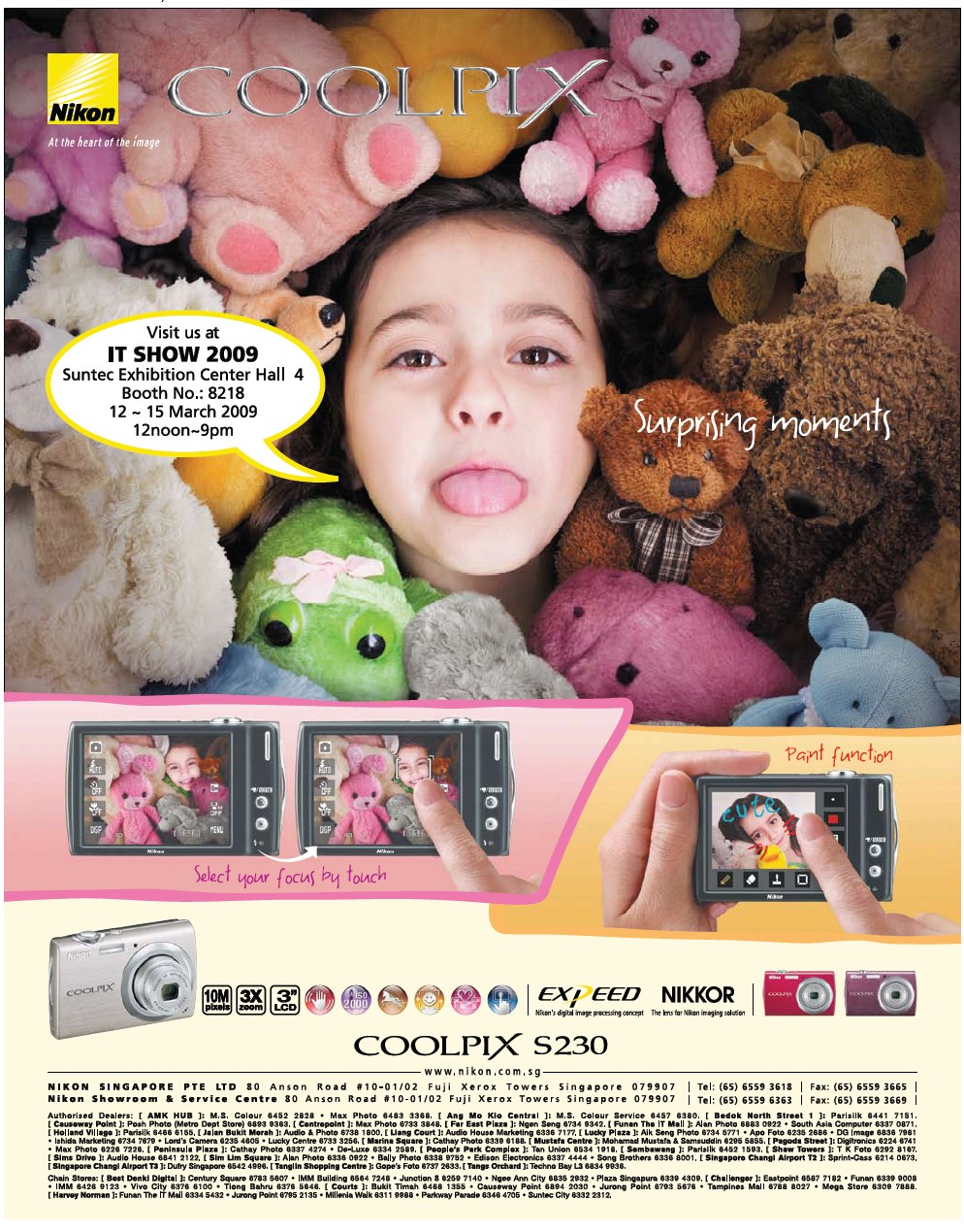 IT Show 2009 price list image brochure of Nikon Coolpix (coldfreeze)