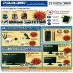 Prolink Wireless Laser Mouse Router HSDPA LCD Monitor TV (tclong)