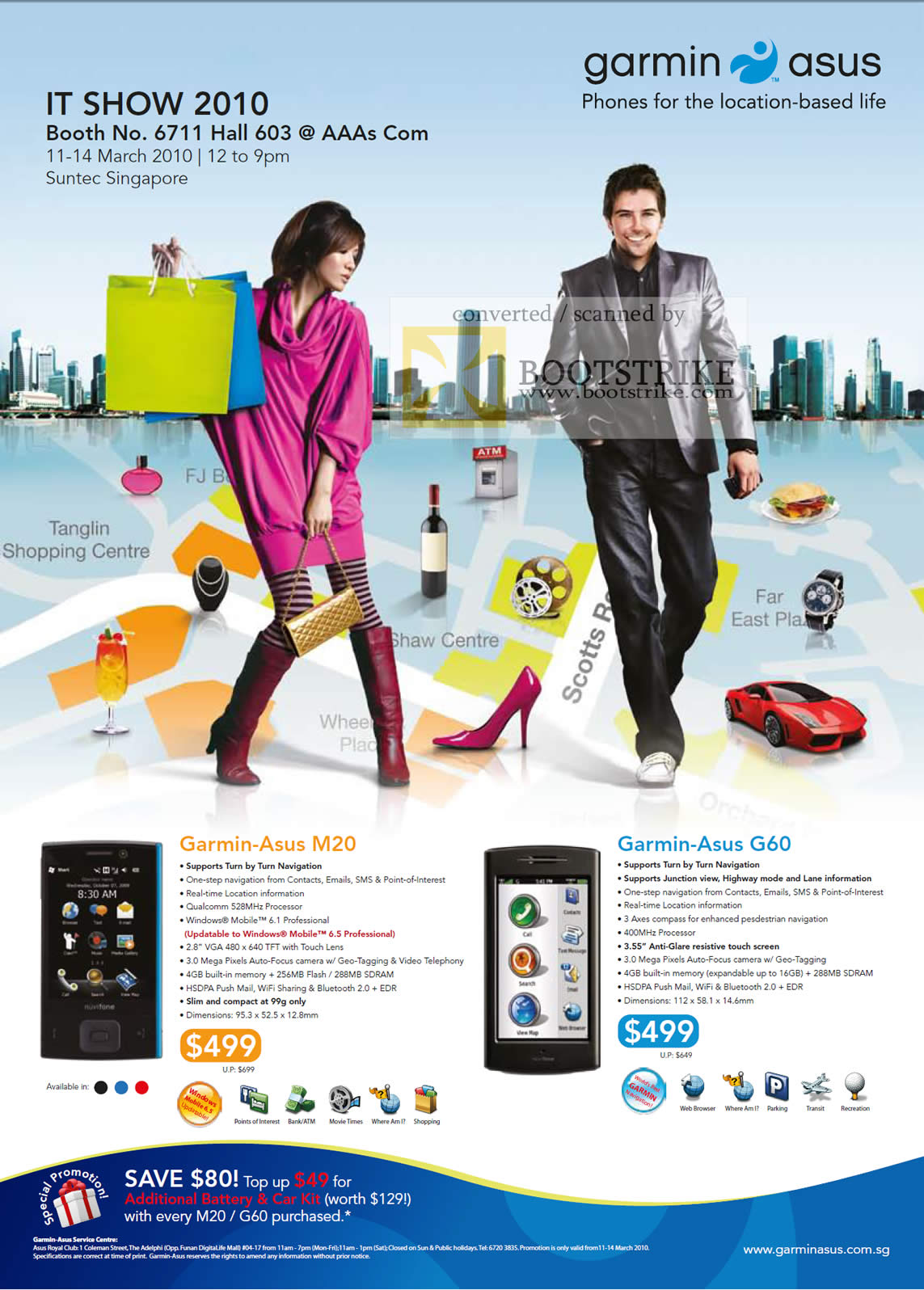 IT Show 2010 price list image brochure of ASUS Garmin M20 G60 Navigation Phone