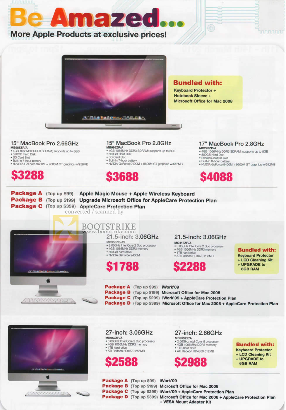 IT Show 2010 price list image brochure of Apple Juzz1 MacBook Pro IMac