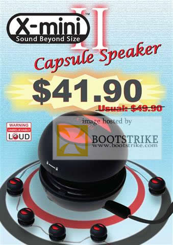 IT Show 2010 price list image brochure of Convergent Systems X Mini II Capsule Speaker