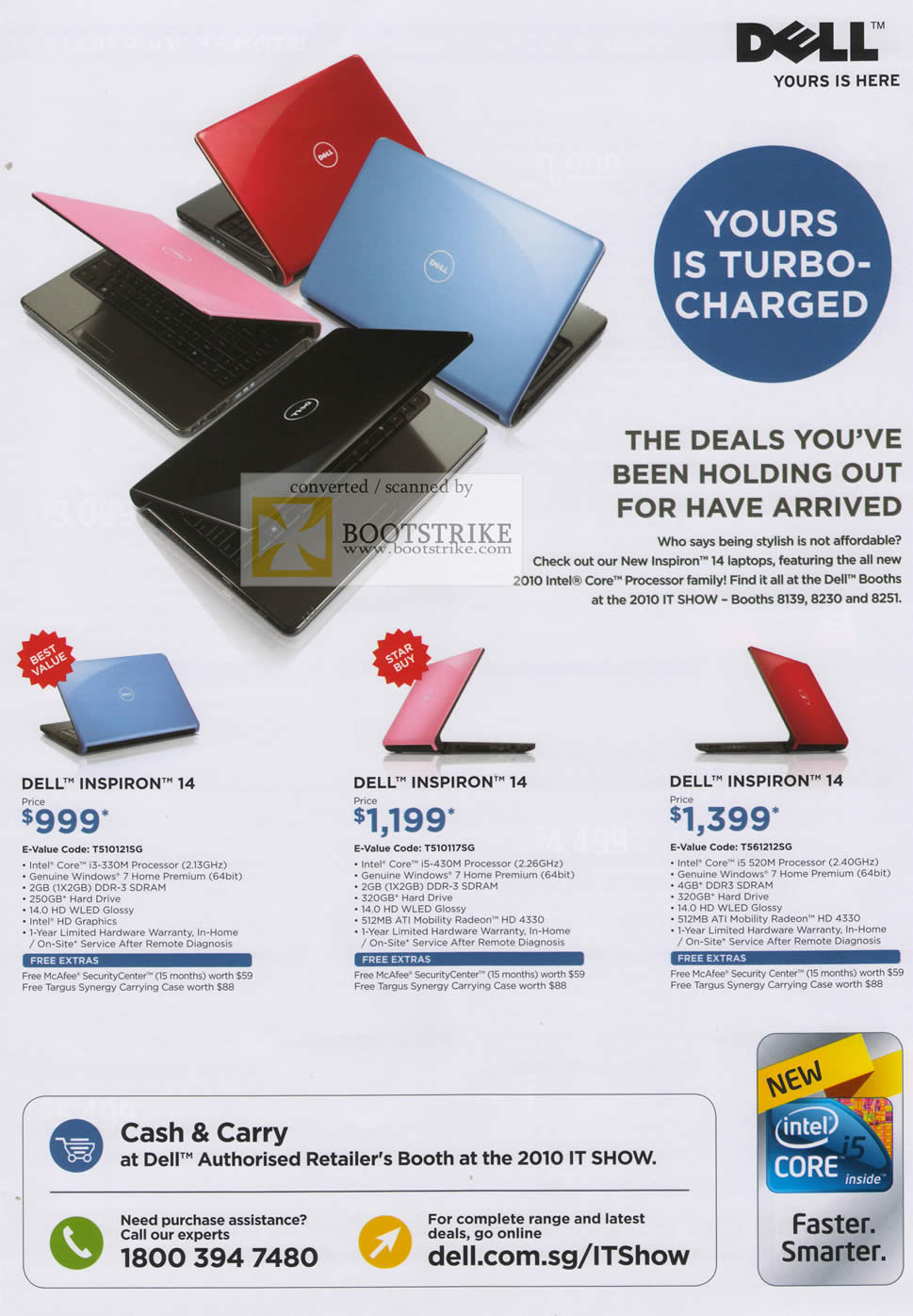IT Show 2010 price list image brochure of Dell Notebooks Inspiron 14