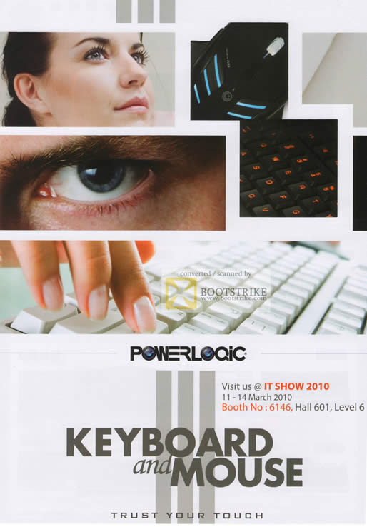 IT Show 2010 price list image brochure of Powerlogic Keyboard And Mouse Booth
