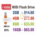 Systems Imation MIDI USB Flash Drives